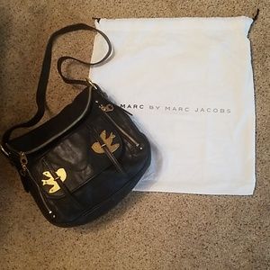 Marc Jacobs black leather "Petal to the Metal" bag